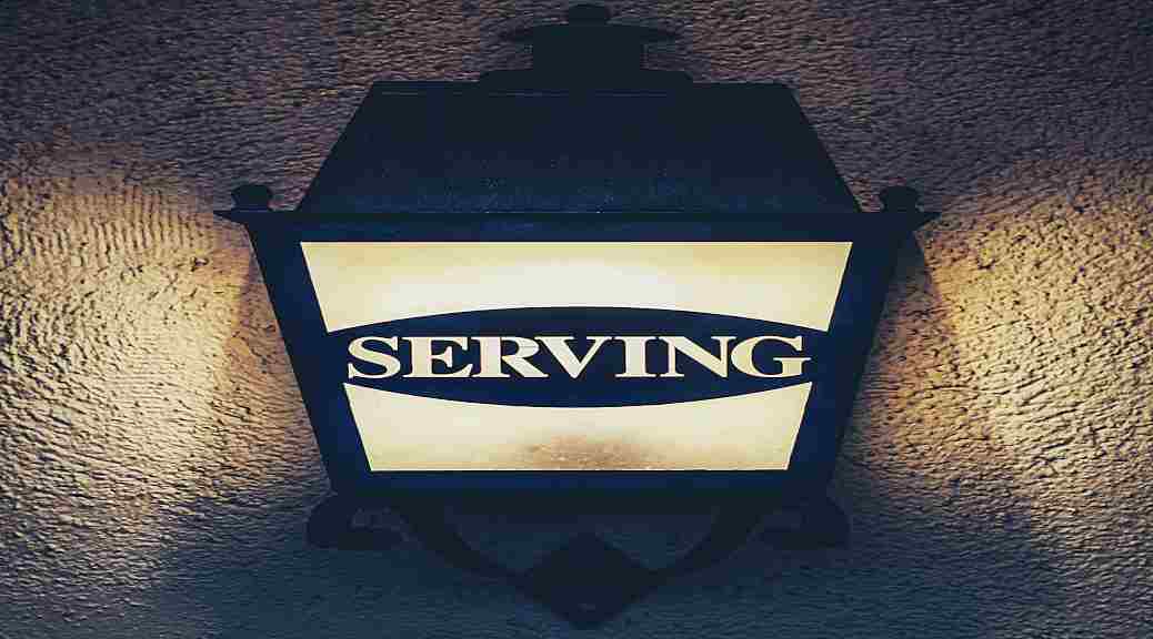 Serving as Jesus did